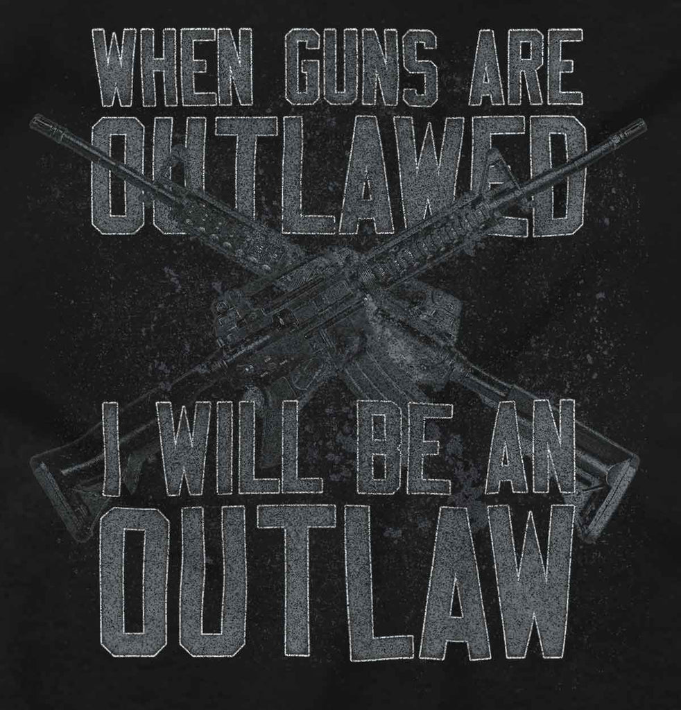 Black2|Outlaw Junior Fit V-Neck T-Shirt|Tactical Tees