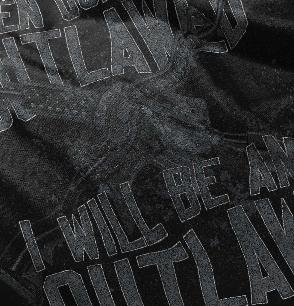 Black|Outlaw V-Neck T-Shirt|Tactical Tees