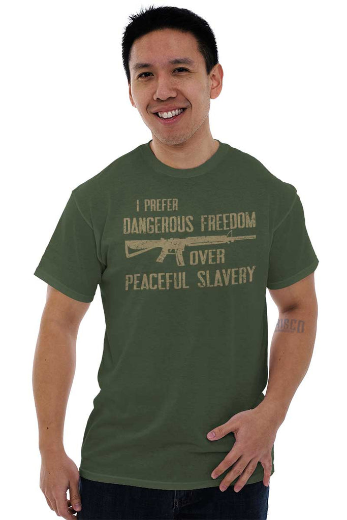 Male_MilitaryGreen2|Peaceful Slavery T-Shirt|Tactical Tees