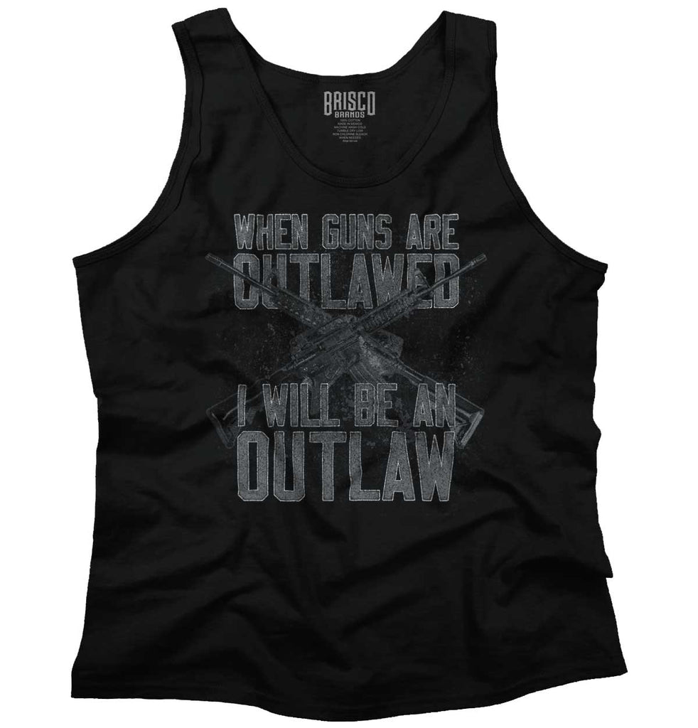 Black1|Outlaw Tank Top|Tactical Tees