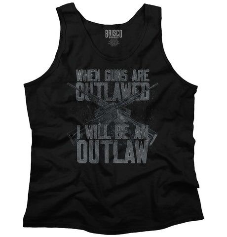 Black|Outlaw Tank Top|Tactical Tees