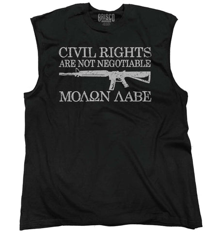 Black|Civil Rights Sleeveless T-Shirt|Tactical Tees