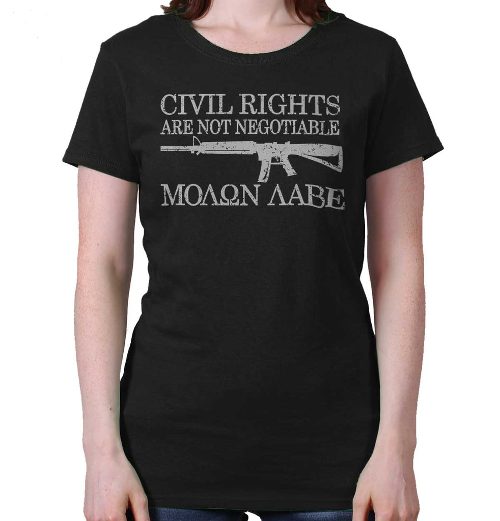 Black|Civil Rights Ladies T-Shirt|Tactical Tees