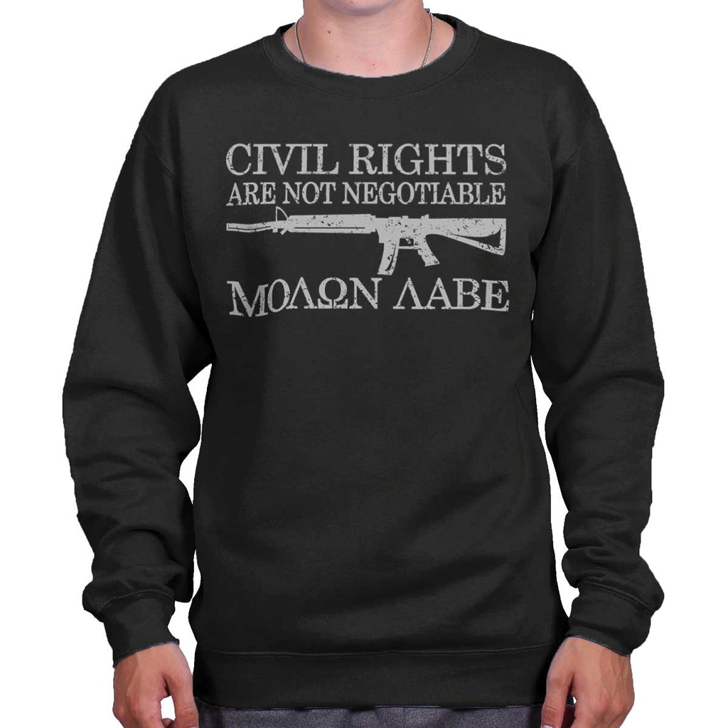 Black|Civil Rights Crewneck Sweatshirt|Tactical Tees