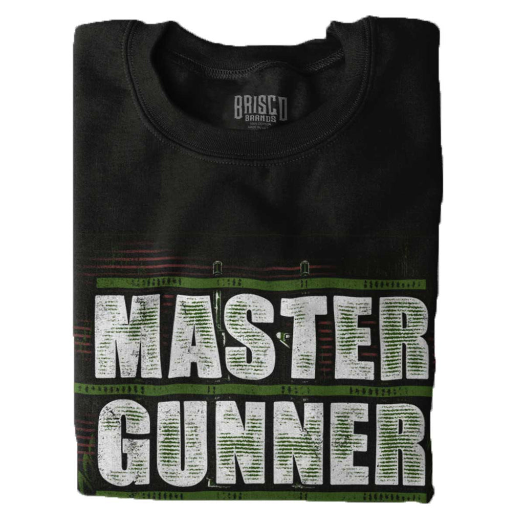 Black|Master Gunner Crewneck Sweatshirt|Tactical Tees