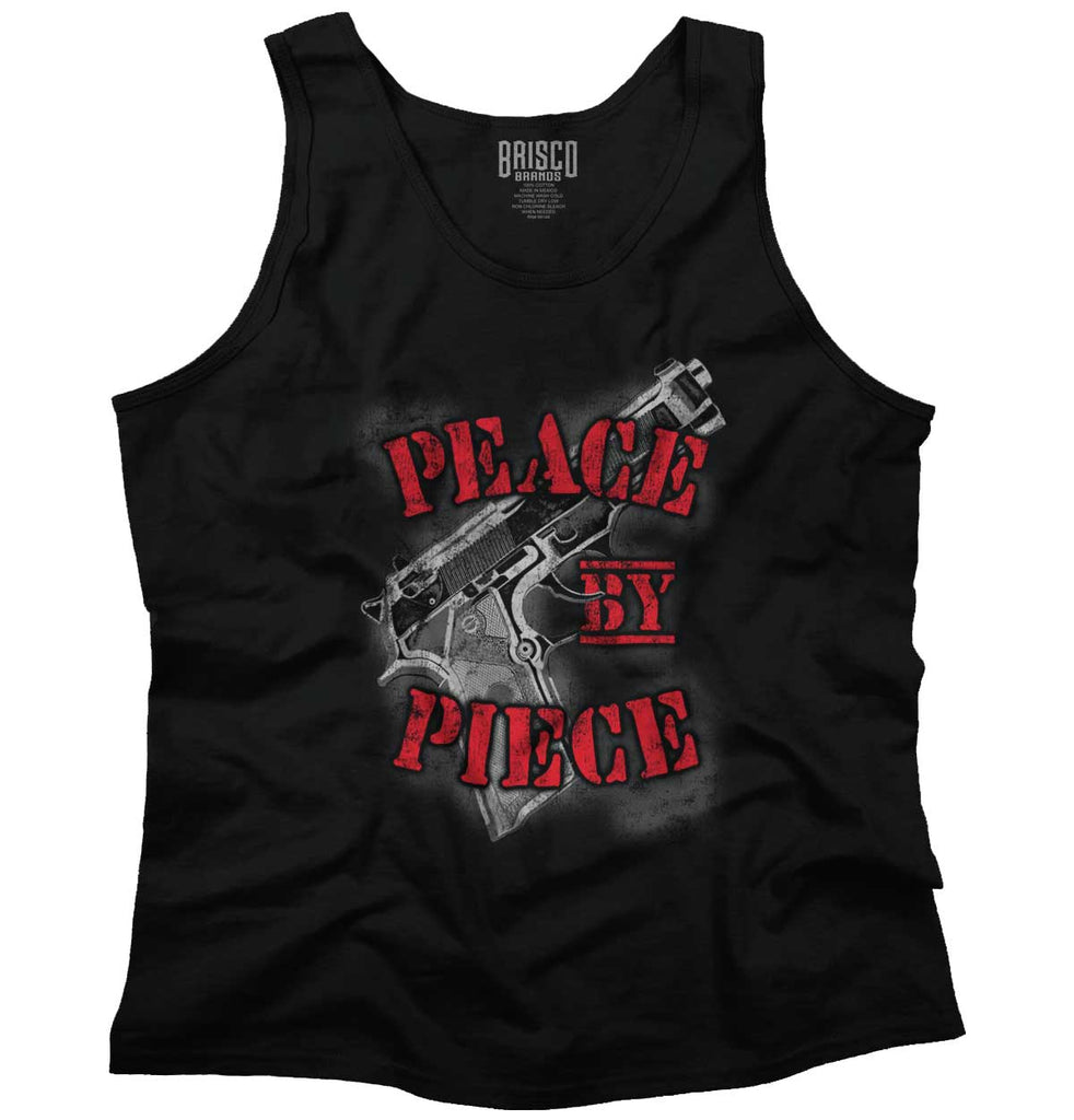 Black1|Peace by Piece Tank Top|Tactical Tees