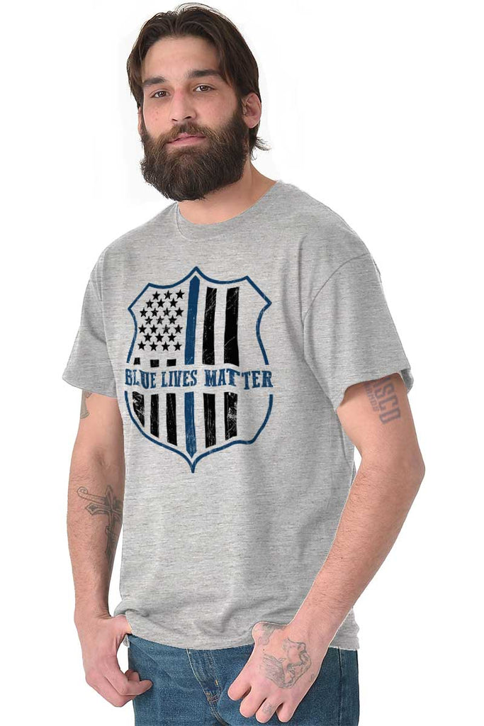 Male_SportGrey2|Blue Lives Matter Flag T-Shirt|Tactical Tees