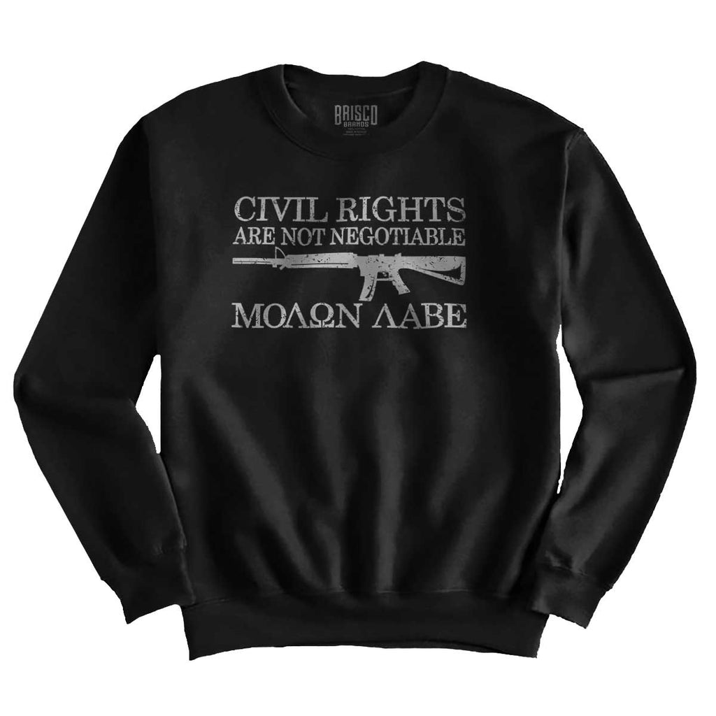 Black1|Civil Rights Crewneck Sweatshirt|Tactical Tees