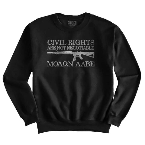 Black|Civil Rights Crewneck Sweatshirt|Tactical Tees