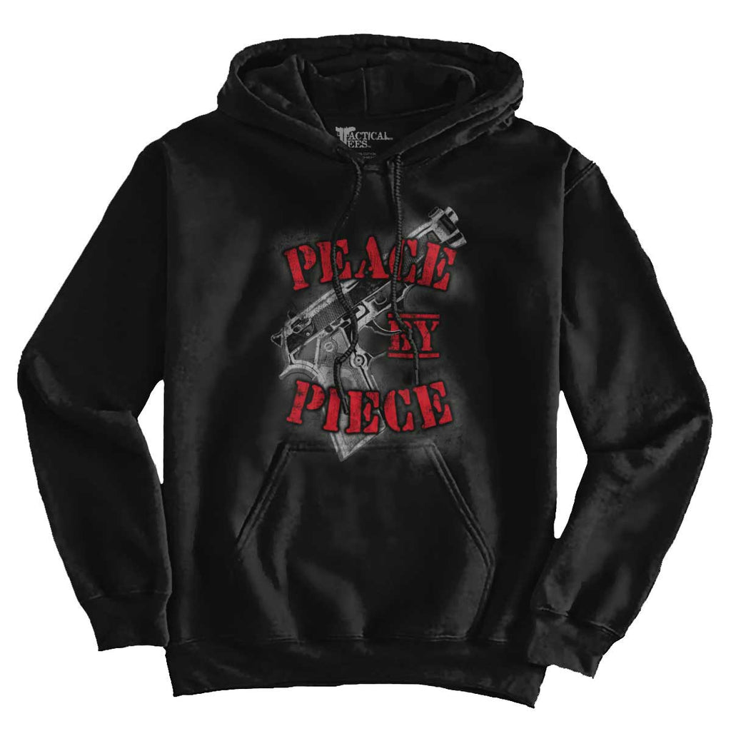 Black1|Peace by Piece Hoodie|Tactical Tees