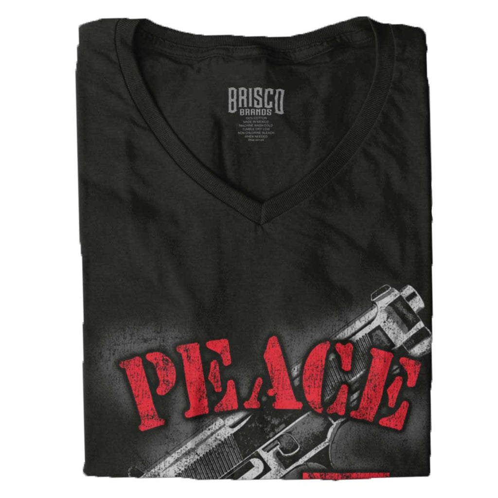 Black|Peace by Piece Junior Fit V-Neck T-Shirt|Tactical Tees