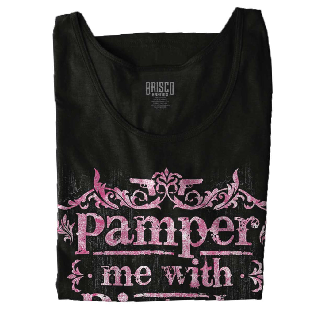 Black|Pamper Me With Pistols Tank Top|Tactical Tees