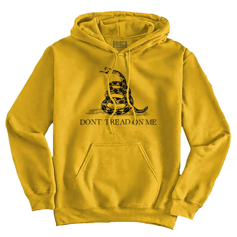 Gold|Don’t Tread On Me Hoodie|Tactical Tees