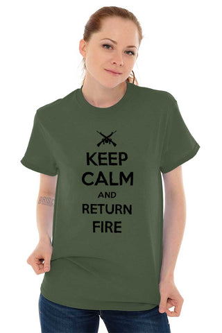 Male_MilitaryGreen1|Return Fire T-Shirt|Tactical Tees