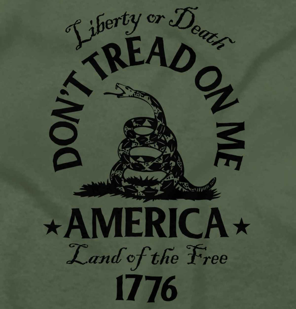 MilitaryGreen2|Dont Tread on Me Crewneck Sweatshirt|Tactical Tees