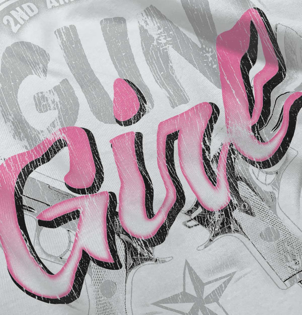 White|Gun Girl Hoodie|Tactical Tees