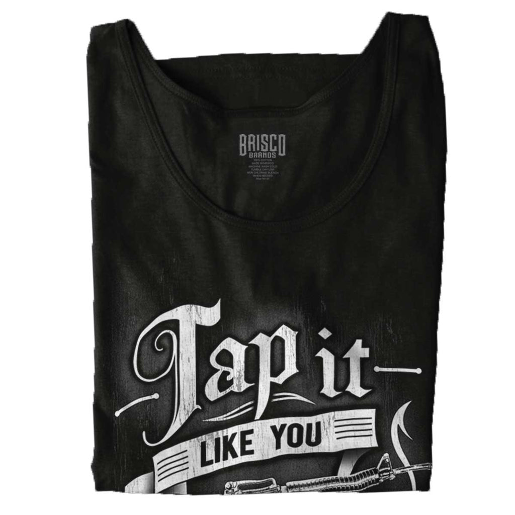 Black|Tap It Like You Mean It Tank Top|Tactical Tees