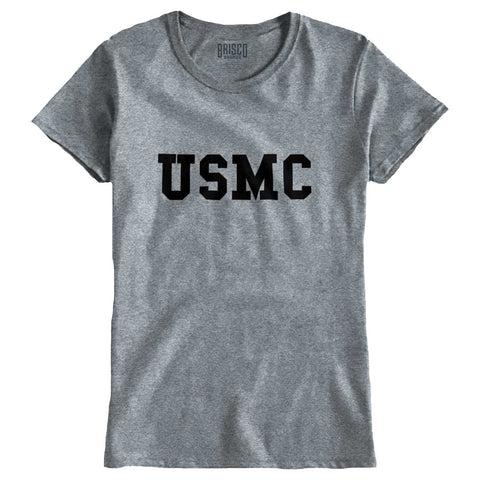 SportGrey|USMC Logo Ladies T-Shirt|Tactical Tees
