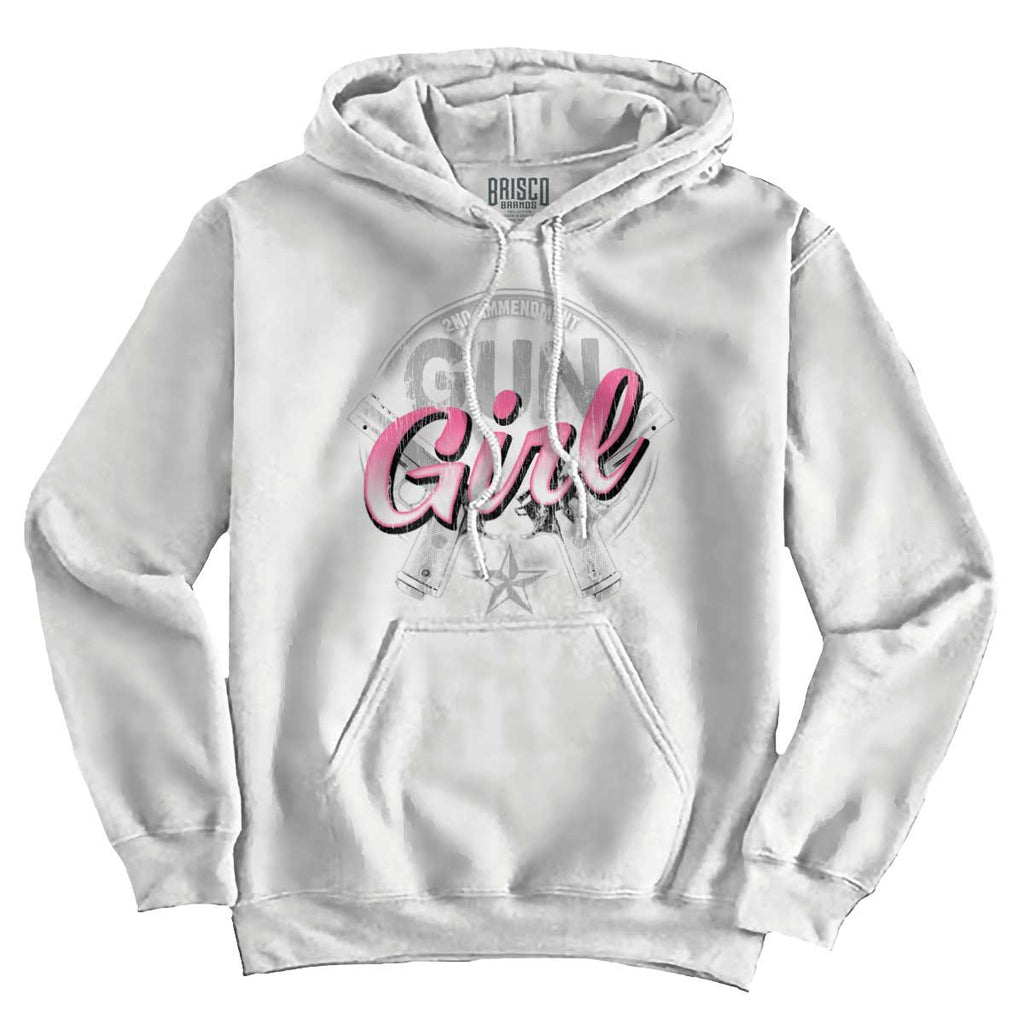 White1|Gun Girl Hoodie|Tactical Tees