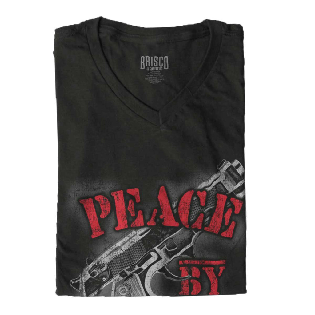 Black|Peace by Piece V-Neck T-Shirt|Tactical Tees