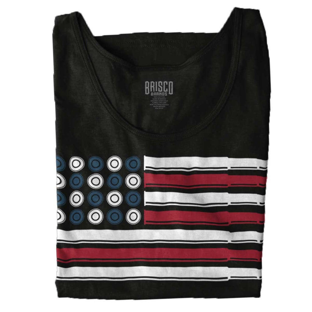 Black|Bullet Flag Tank Top|Tactical Tees
