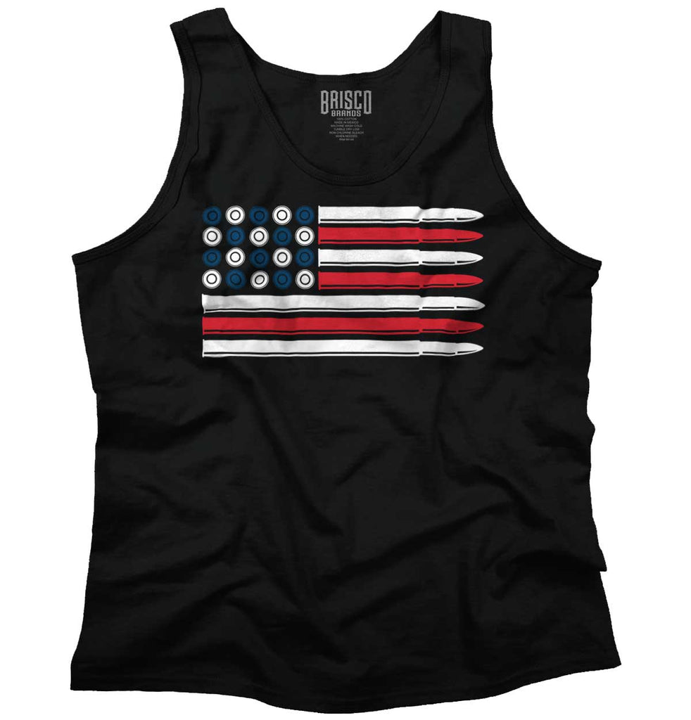 Black1|Bullet Flag Tank Top|Tactical Tees