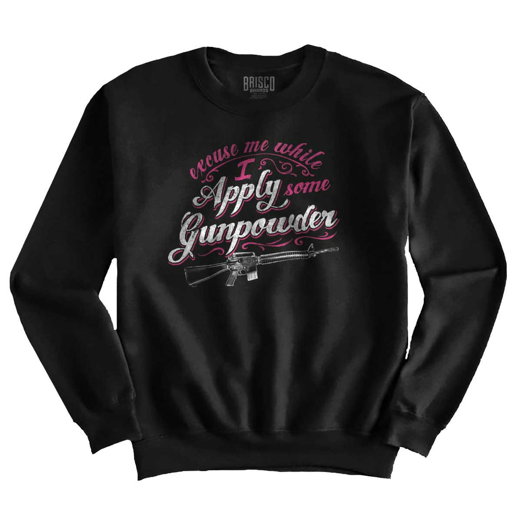 Black1|Gunpowder Crewneck Sweatshirt|Tactical Tees