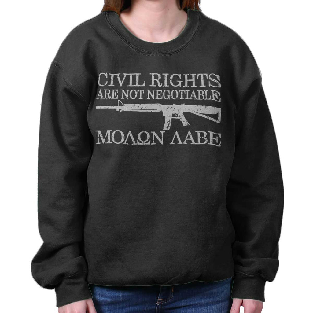 Black|Civil Rights Crewneck Sweatshirt|Tactical Tees