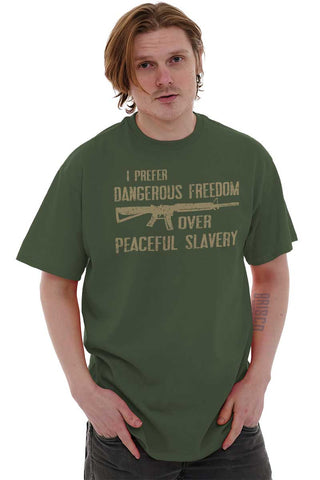 Male_MilitaryGreen1|Peaceful Slavery T-Shirt|Tactical Tees