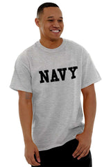 Male_SportGrey1|Navy Logo T-Shirt|Tactical Tees