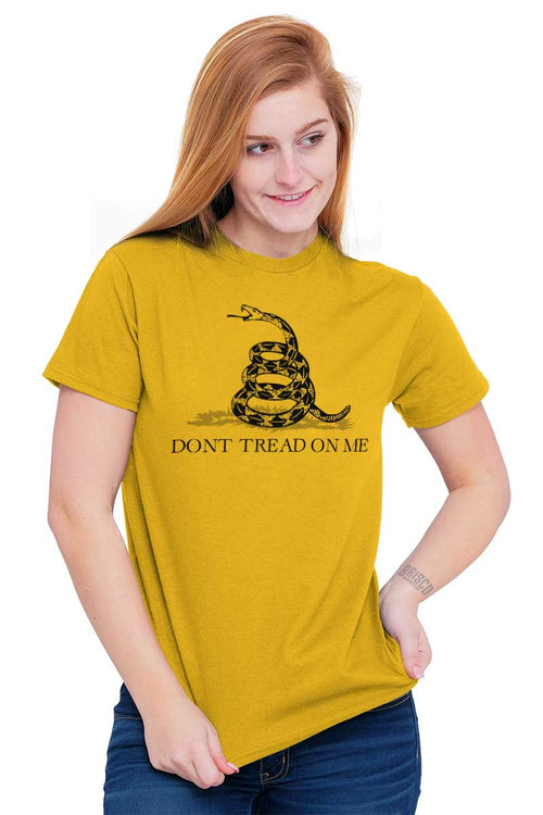 Female_Gold1|Don’t Tread On Me T-Shirt|Tactical Tees