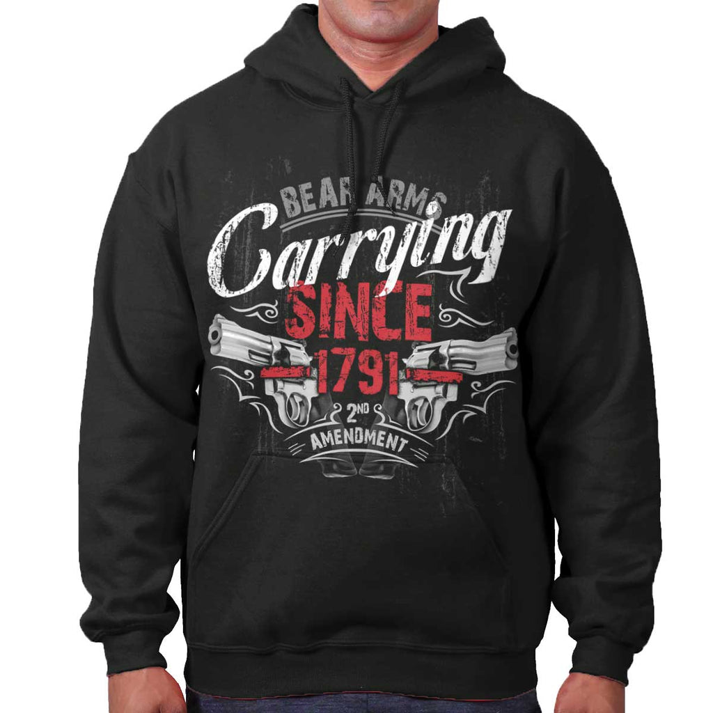 Black|Carrying Since Hoodie|Tactical Tees