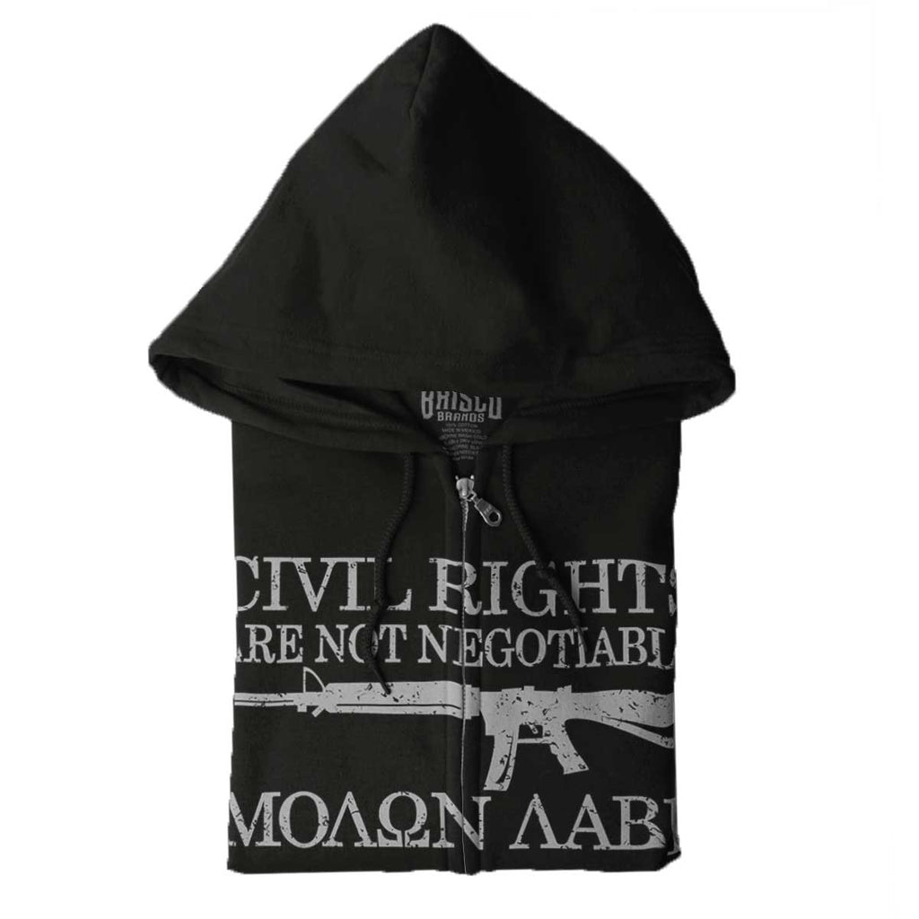 Black|Civil Rights Zip Hoodie|Tactical Tees