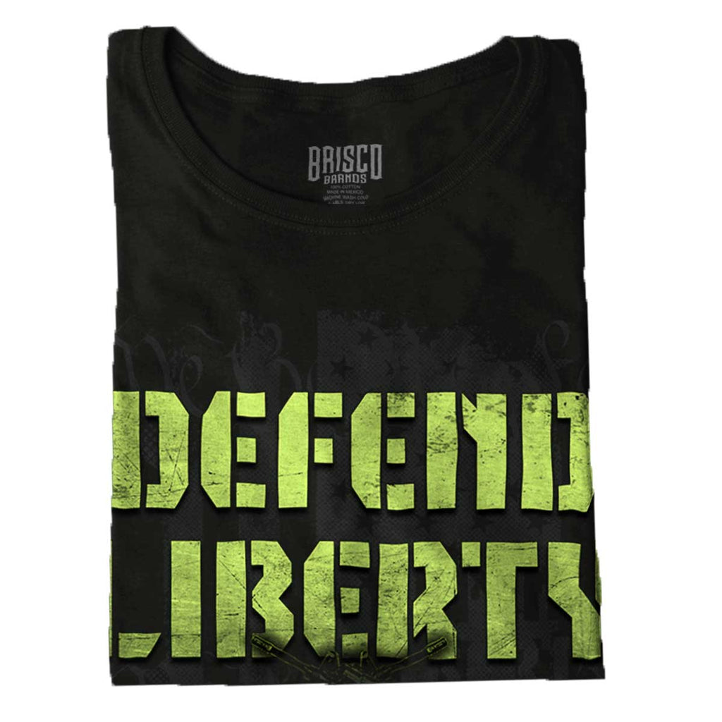 Black|Defend Liberty Ladies T-Shirt|Tactical Tees