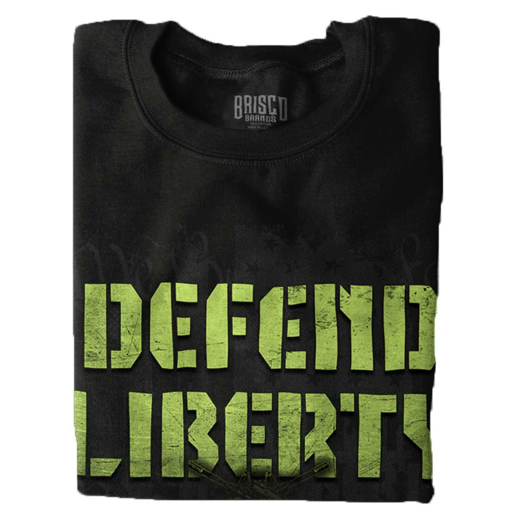 Black|Defend Liberty Crewneck Sweatshirt|Tactical Tees
