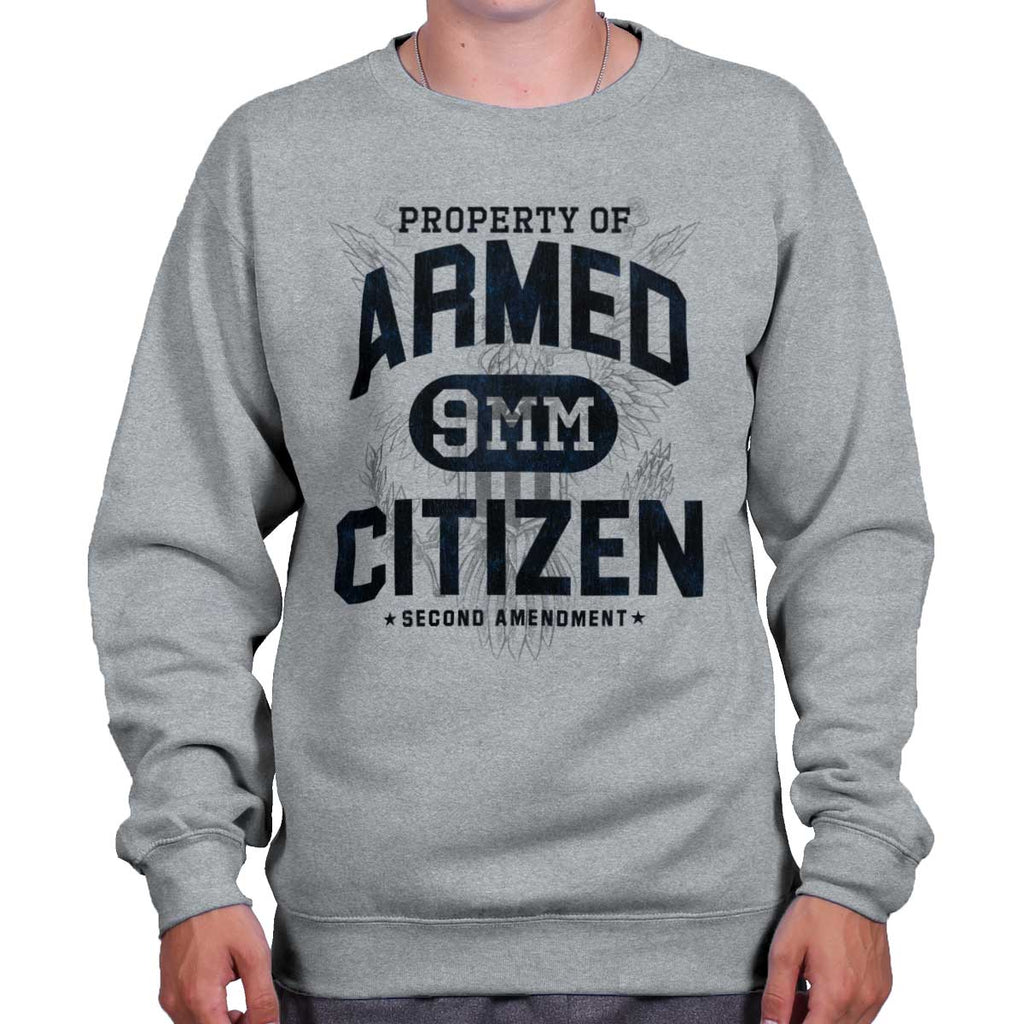 SportGrey|Armed Citizen Crewneck Sweatshirt|Tactical Tees
