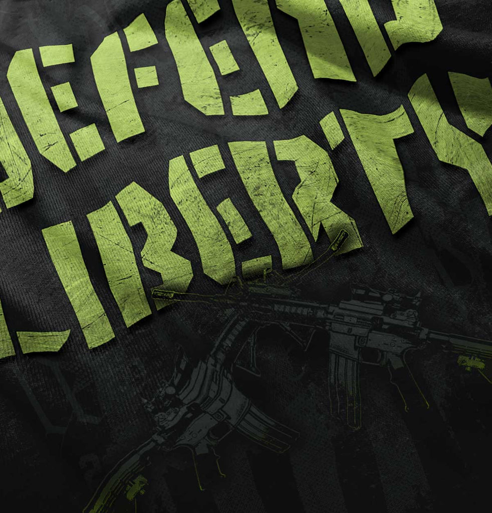 Black|Defend Liberty Junior Fit V-Neck T-Shirt|Tactical Tees