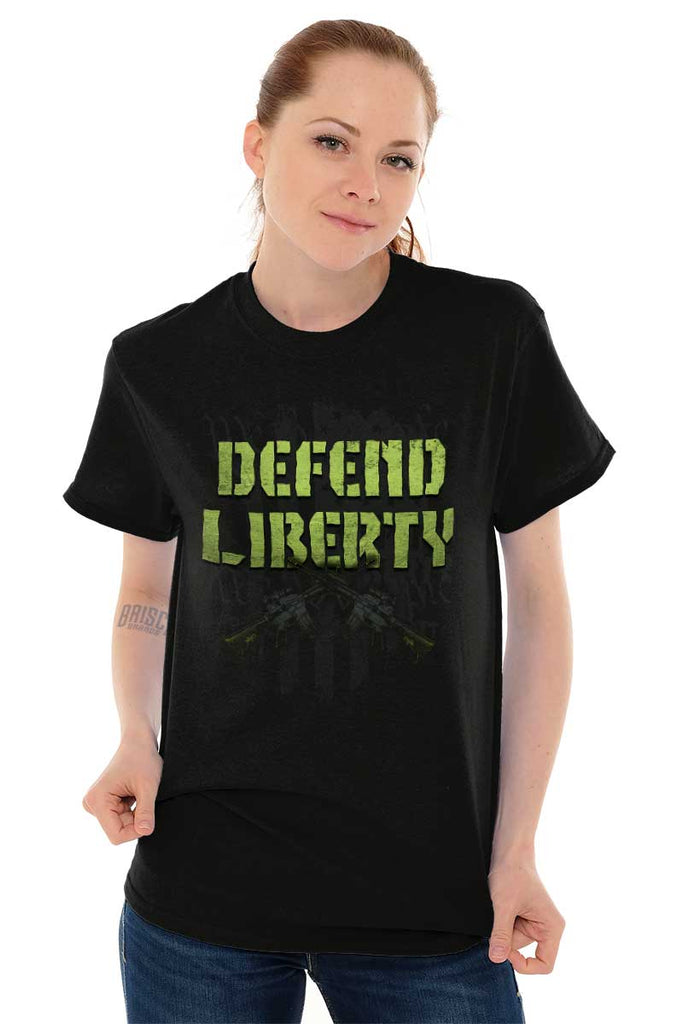 Female_Black1|Defend Liberty T-Shirt|Tactical Tees