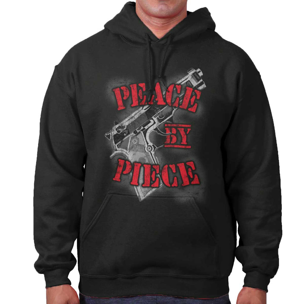 Black|Peace by Piece Hoodie|Tactical Tees