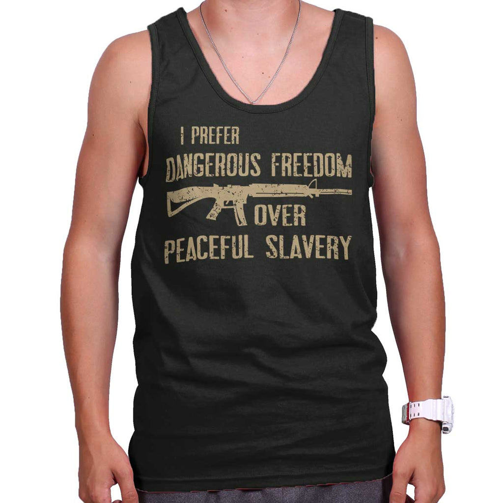 Black|Peaceful Slavery Tank Top|Tactical Tees