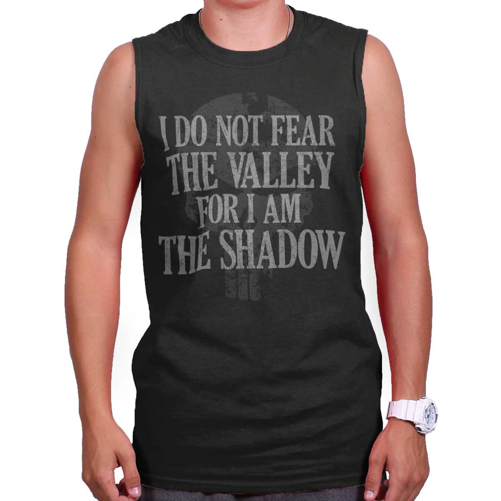 Black|I Am the Shadow Sleeveless T-Shirt|Tactical Tees