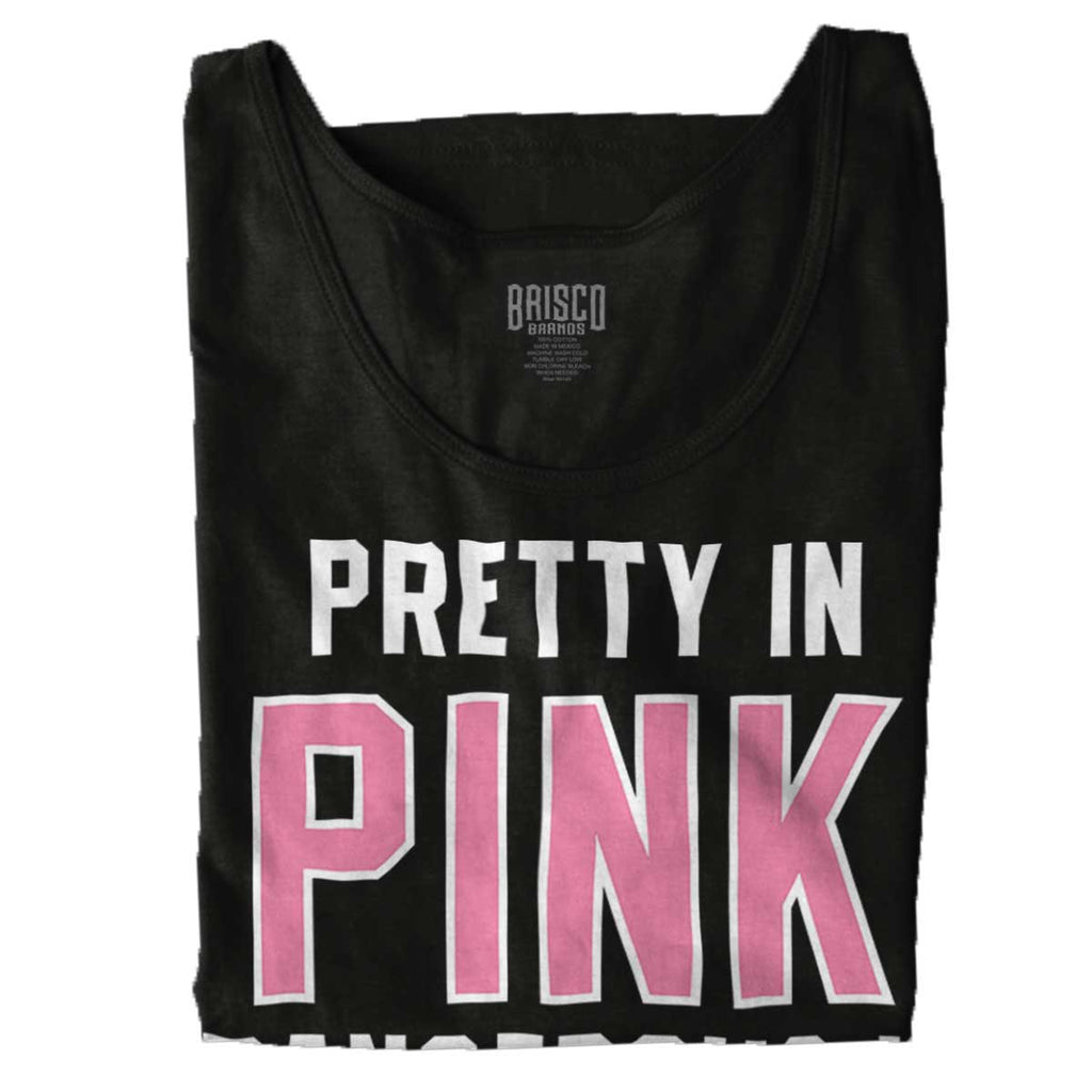 Black|Pretty in Pink Dangerous in Camo Tank Top|Tactical Tees
