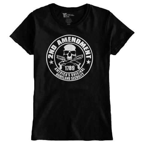 Black| Original Homeland Security Ladies T-Shirt|Tactical Tees