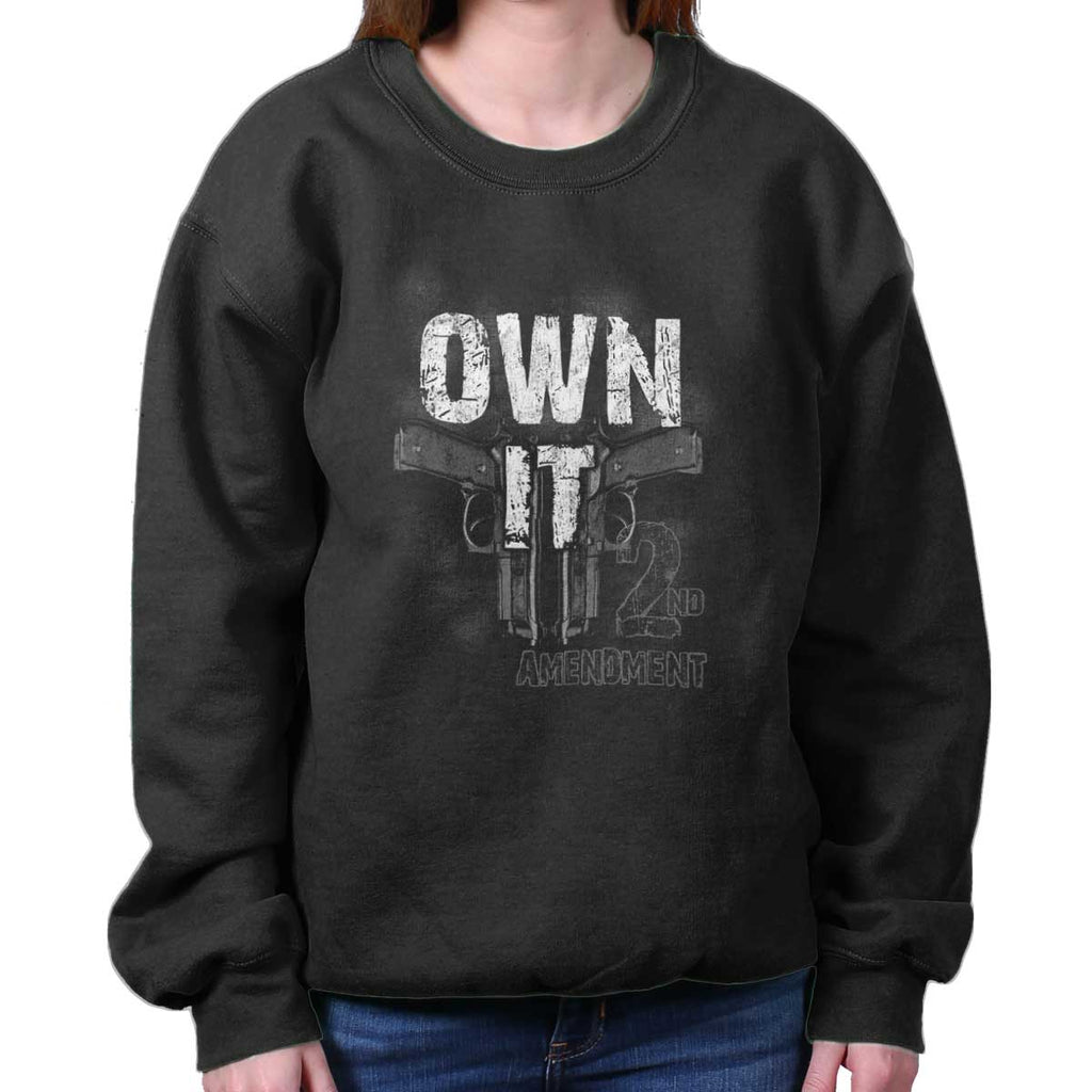 Black|Own It AMaledMalet Crewneck Sweatshirt|Tactical Tees