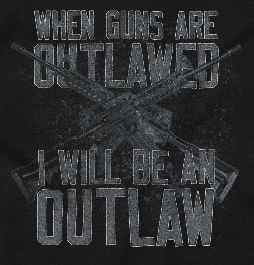 Black2|Outlaw Junior Fit V-Neck T-Shirt|Tactical Tees