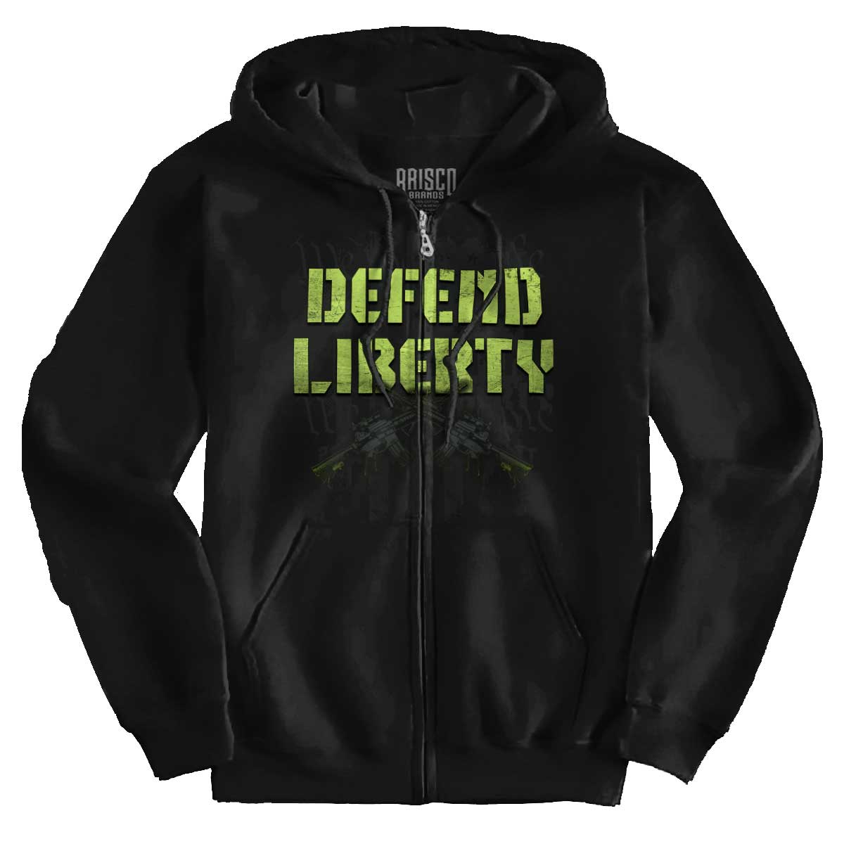 Black1|Defend Liberty Zip Hoodie|Tactical Tees