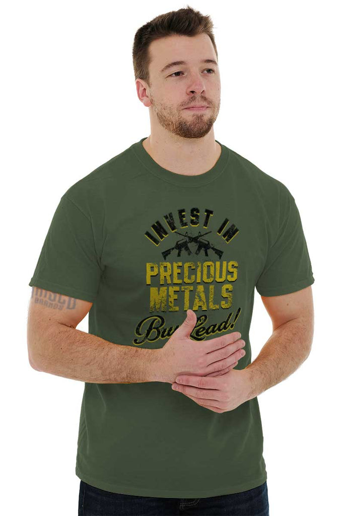 Male_MilitaryGreen2|Precious Metals T-Shirt|Tactical Tees