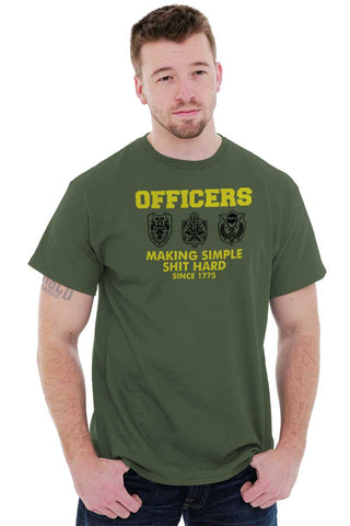 Male_MilitaryGreen1|Officers T-Shirt|Tactical Tees