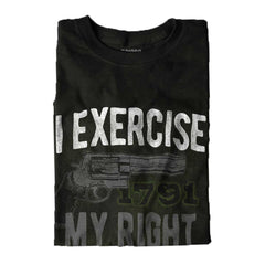 Black|I exercise My Right Sleeveless T-Shirt|Tactical Tees