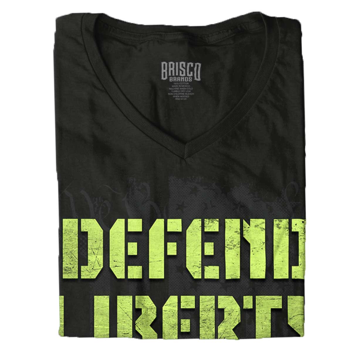 Black|Defend Liberty Junior Fit V-Neck T-Shirt|Tactical Tees